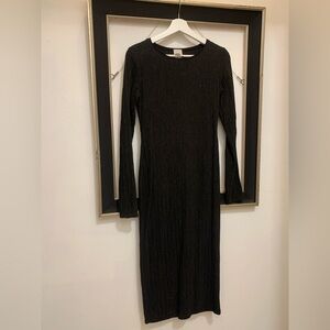 Chic Black Long Sleeve Dress